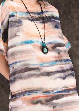 diy multicolor clothes o neck pockets Midi summer Dress - bagstylebliss