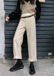 new fall women casual wide leg pants wild corduroy trousers - bagstylebliss