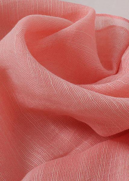 pink sunscreen cotton blended scarf double color fall scarves - bagstylebliss