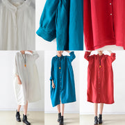 Plus Size Linen Dresses 2024 Trend Blue Oversize Shirts Caftans Fall Outfits