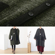 spring army green knit cardigans trendy plus size spring o neck knitted coat - bagstylebliss