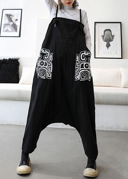 women 2019 new high waist carpenter pants casual loose harem pants - bagstylebliss