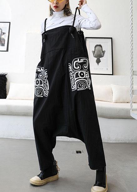 women 2019 new high waist carpenter pants casual loose harem pants - bagstylebliss