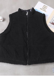 women oversized down jacket winter coats black sleeveless for women coat - bagstylebliss