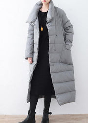 women silver down jacket woman casual v neck winter jacket thick warm fine overcoat - bagstylebliss