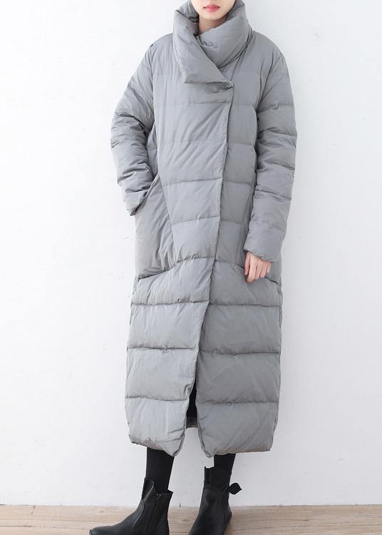 women silver down jacket woman casual v neck winter jacket thick warm fine overcoat - bagstylebliss